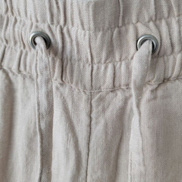 Naturals d&co. womens linen blend pants size 1X Drawstring waist minimalist - Picture 5 of 9